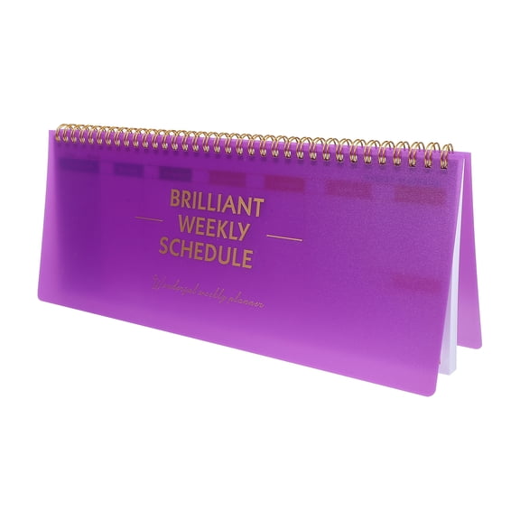 FOMIYES Weekly Planning Pad English Planner Tear Off To Do List Pad Weekly Planning Notepad Schedule Calendar Sheets For Home Office School Supplies Purple