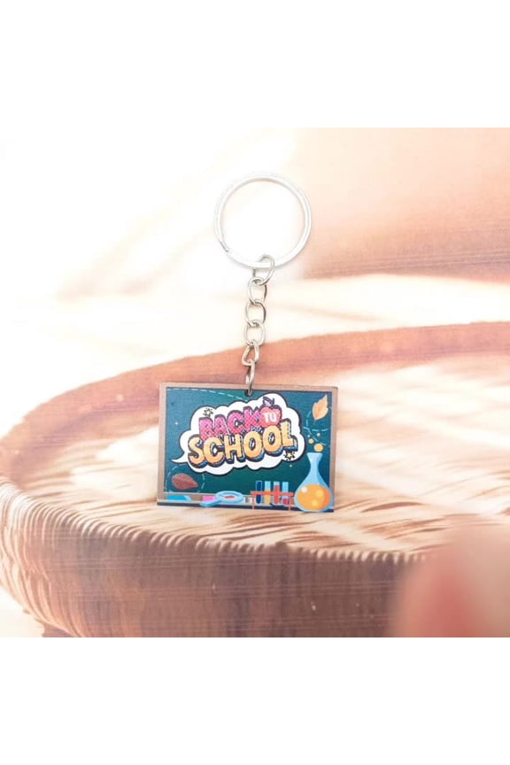 Backpack Decorations Multi Wood 1Pcs