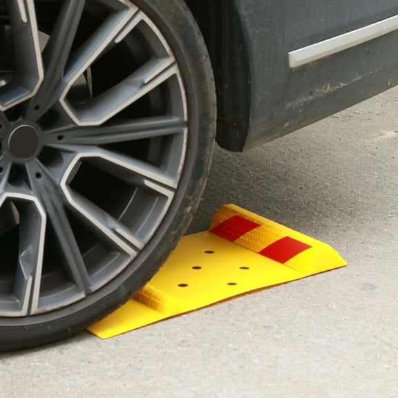 FOMIYES Wheel Chock Trailer Block Automotive Wheel Stabilizer Heavy Duty Wheel Wedge