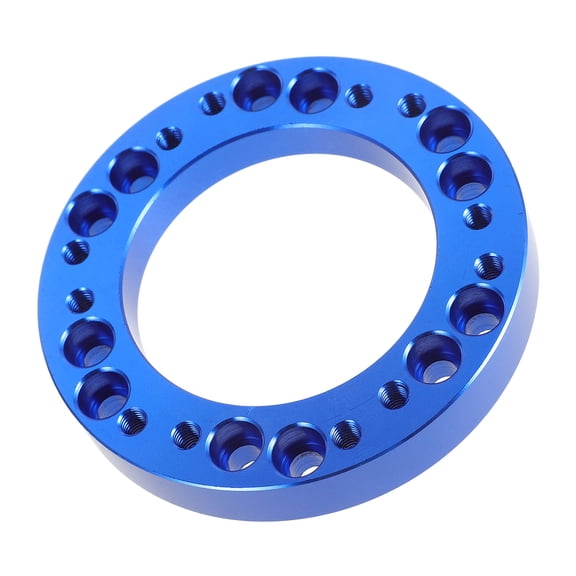 FOMIYES Wheel Hub Extension Aluminum Alloy Blue Steering Wheel Conversion 1Pack