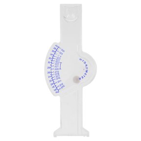 FOMIYES White Aquarium Salinimeter Hydrometer for Fish Tank Professional Accurate Salinity Measurement