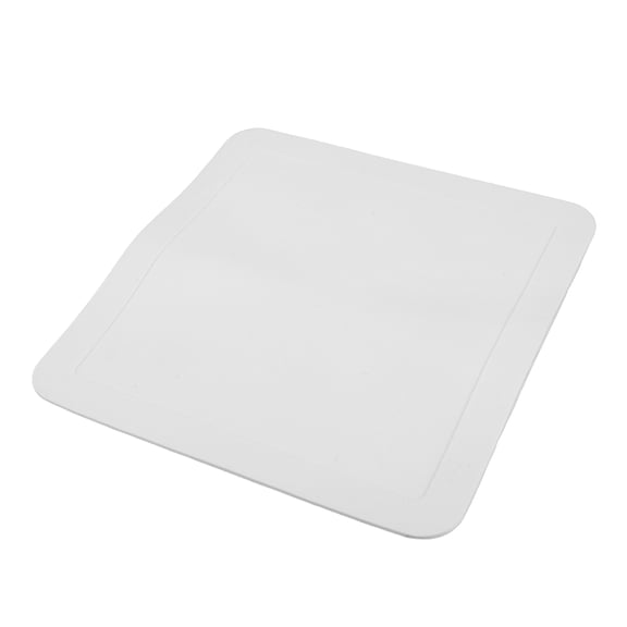 FOMIYES White Baseball Home Plate Mat for Outdoor Pitcher Training, Weather-Resistant Field Marker Sign