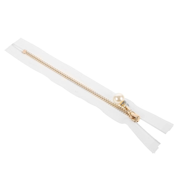 FOMIYES White Copper Separating Zipper for Sewing Clothes, Bags, Crafts, and Accessories - and Easy to Use
