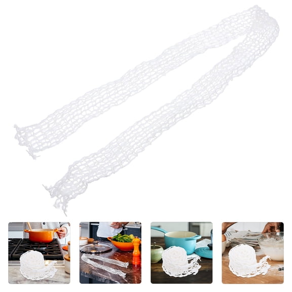 FOMIYES White Cotton Meat Netting Roll for Sausage Casings and Bbq Sausage Roller