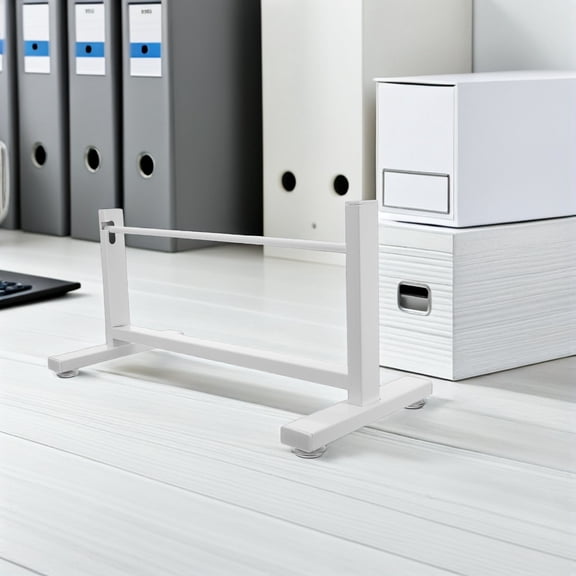 FOMIYES White Iron Ribbon Holder Organizer Rack for Sewing Rooms 16.06x8.03x7.64in