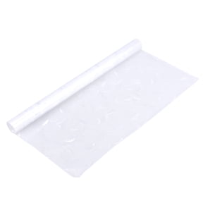 FOMIYES White PVC Curtain Window Stickers with Uv Blocking Solar Control and Reusable Plant Pattern Design