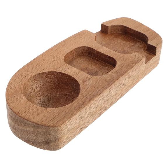 FOMIYES Wooden Egg Holder Brown Tray for Home Kitchen Natural Material Egg Storage and Display