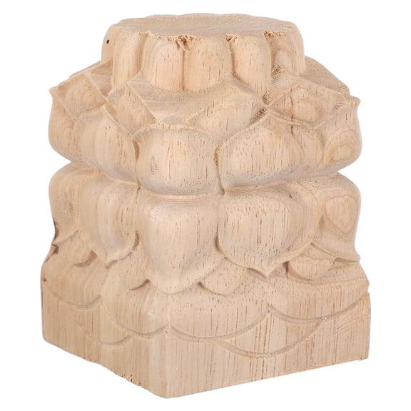 FOMIYES Wooden Finial Topper for Bed Posts and Fence Gates Decorative Unfinished Wood
