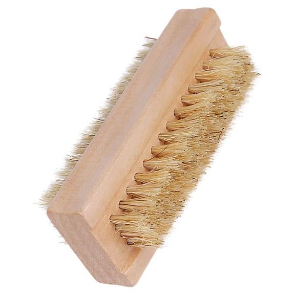 FOMIYES Wooden Handle Guitar Cleaning Brush, Double-Sided Bristles for Acoustic and Electric Guitar Fretboard Care Maintenance