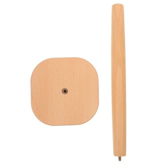 FOMIYES Wooden Paper Holder Standing Dining Table Countertop Paper Towel Storage Rack