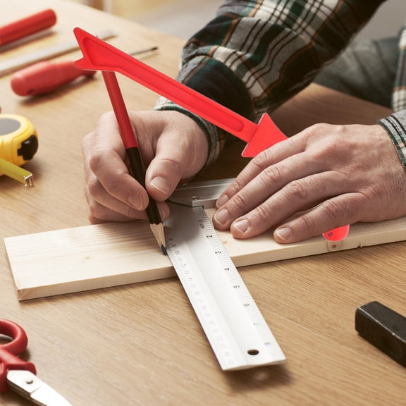 FOMIYES Red Plastic Woodworking Push Block for Tablesaw with Ergonomic Design