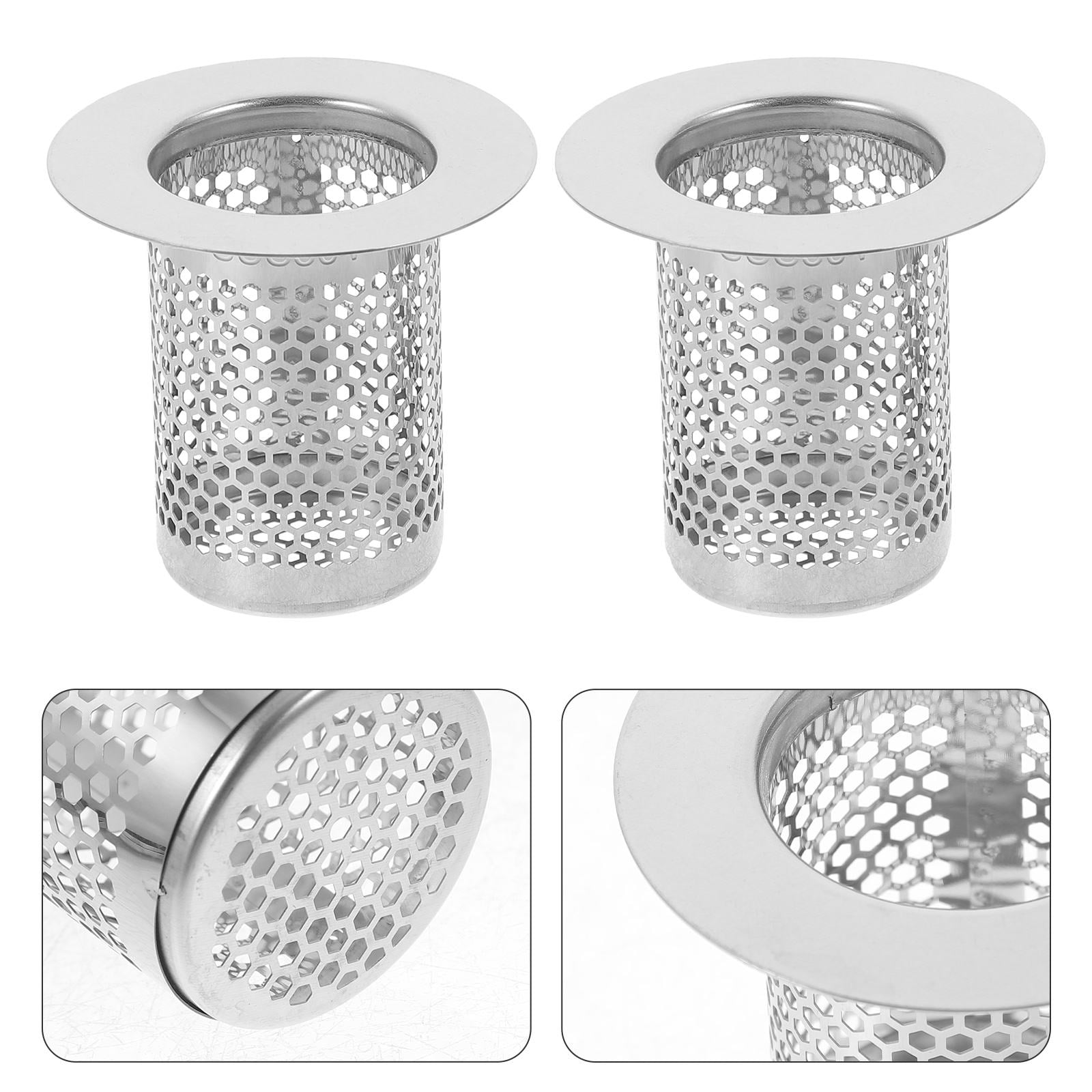 FOMIYES Worgeous 2pcs Drain Filter Net Sewer Strainer Metal Mesh Floor ...