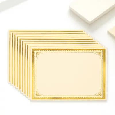 FOMIYES Writable Blank Certificate Paper for Graduation Diplomas and Award Presentation