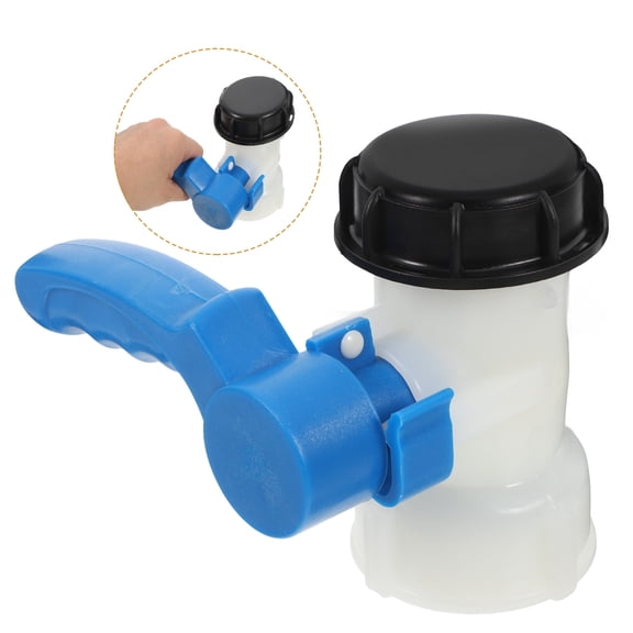 FOMIYES IBC Tote Water Drain Valve PE Fitting for Industrial Use, Multi-Purpose Connector, 1 Set