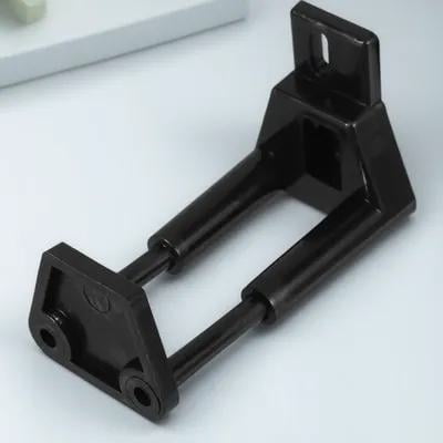 FOMIYES sliding door guide rail set 1Pcs POM Black for Smooth Sliding Barn Doors