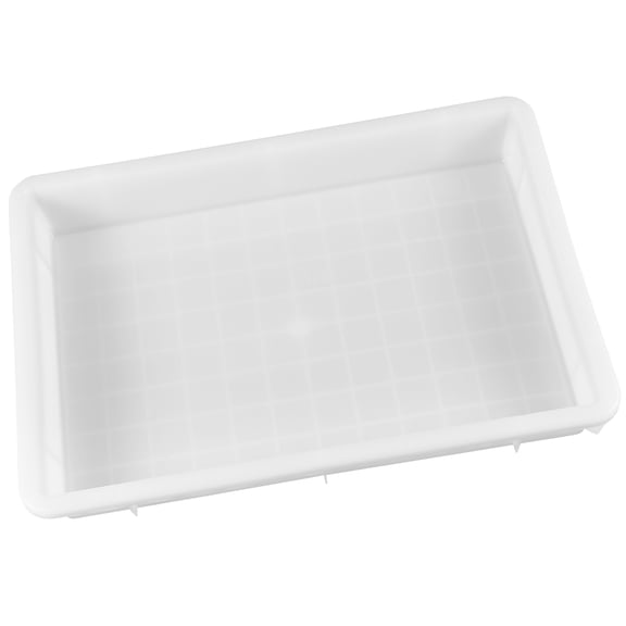 FOMIYES White Plastic Storage Bin, Multi-Functional Organizer for Home, Closet, Pantry, Garage, Warehouse Storage