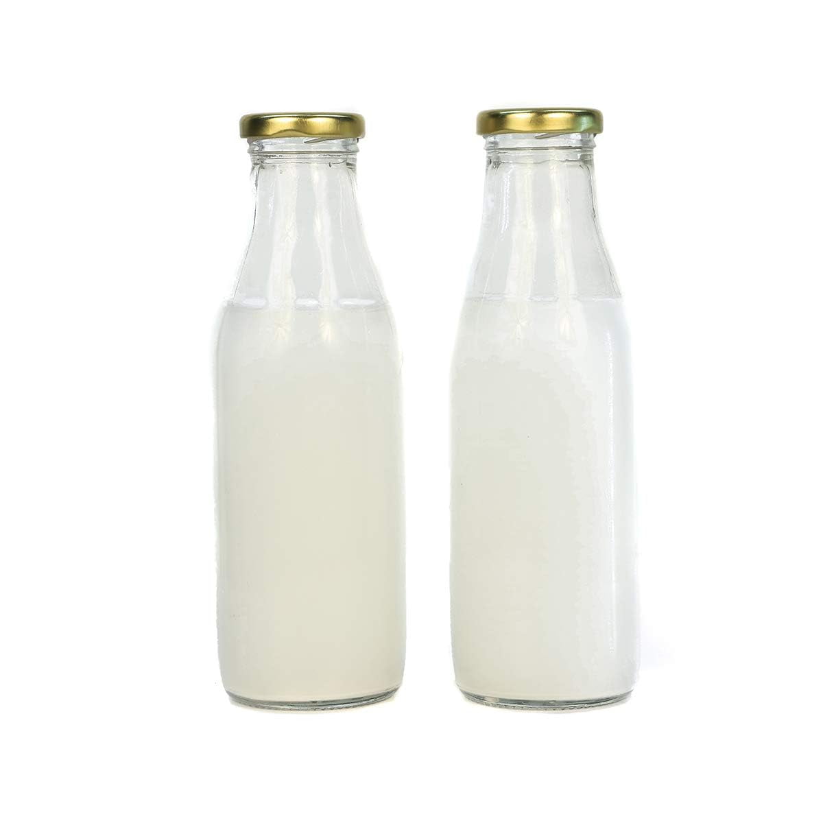 FOMQUAZLI 500ML Glass Bottle for Milk Juice Water Shakes All Types Of ...