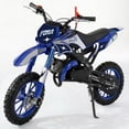 thumbnail image 1 of Fona Dirt Bike,a Gift for Kids Mini Bike with 6-12,49cc 2-Stroke within 25mph,Triple Safety,Blue, 1 of 7