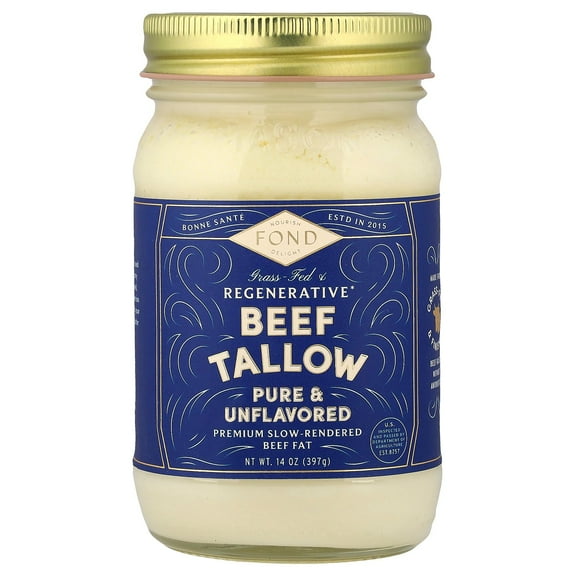 Fond Pure & Unflavored Beef Tallow 14 oz