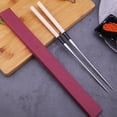 thumbnail image 1 of FONDOTIN 1 Pair Stainless Steel Chopsticks For Sushi And Sashimi 165Mm, 1 of 7