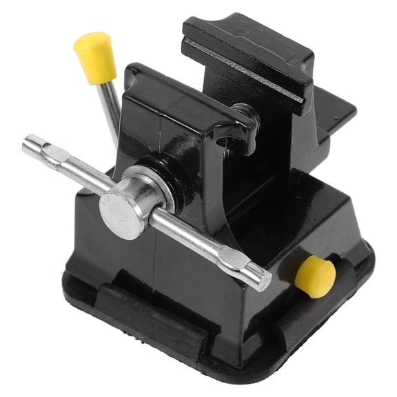 FONDOTIN 1 Pc Lightweight Tabletop Vise High Density Metal Black for Craftsmen