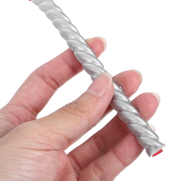 FONDOTIN 1 Roll Flexible Picture Frame Moulding for Ceilings Decorative Trim in Silver