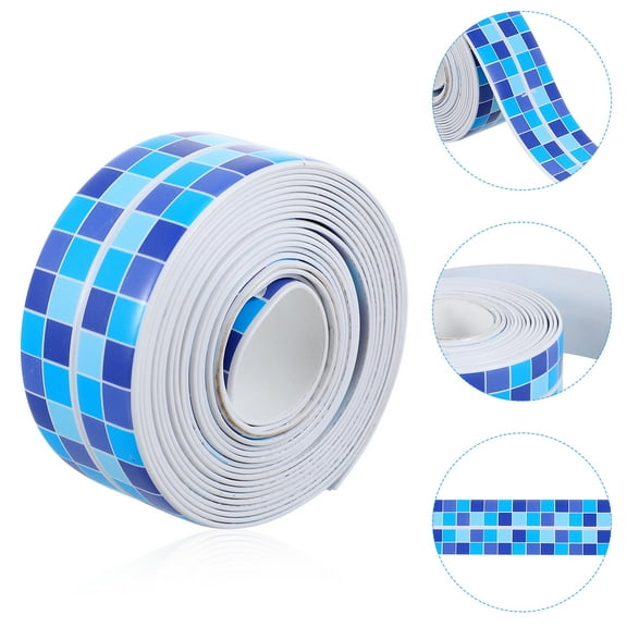 FONDOTIN Bathtub Sealing Tape Adhesive Tape Assorted Color 1 Roll 12.6x1.5in