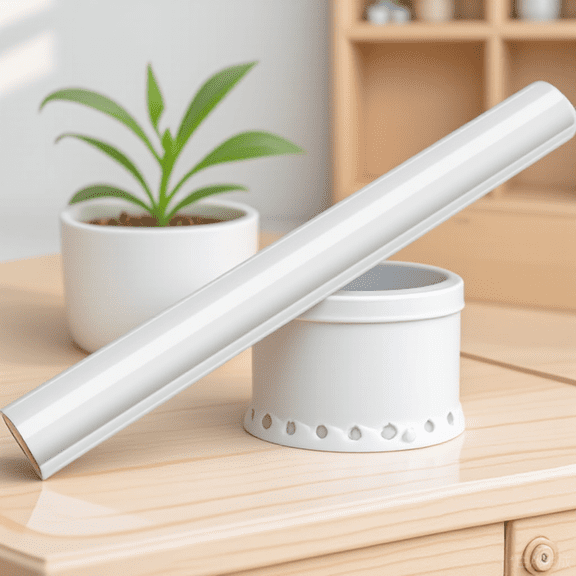 FONDOTIN Transparent Cellophane Wrap Roll Decorative Floral Wrapping Paper for Bouquet Packing