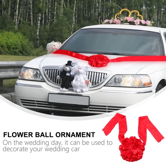 FONDOTIN Artificial Flower Set for Car Decoration, Floral Style Accessory for Vehicle Interior and Exterior