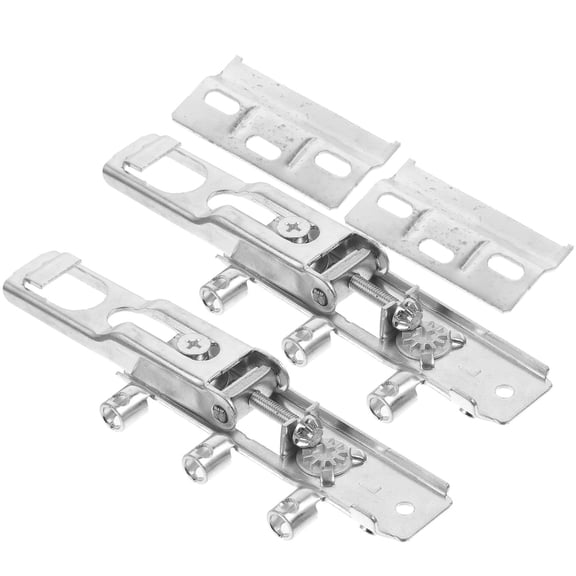 FONDOTIN 1 Set Cabinet Bracket Attachment Silver Durable Hardware Fitting For Bedrooms