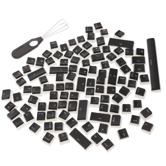 FONDOTIN 1Set Replacement Plastic Key Caps for Mechanical Keyboard with Comfortable Curvature