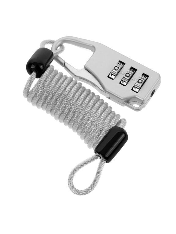 Multi-Colored Cable Lock Set for Suitcases, Travel Luggage, Backpacks, Bags, Zippers, for Trips