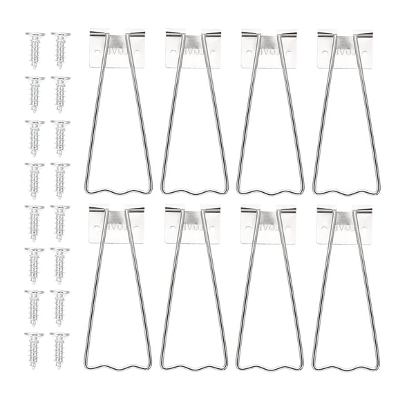 FONDOTIN Picture Frame Holders Iron Triangular Stability Display 1Set