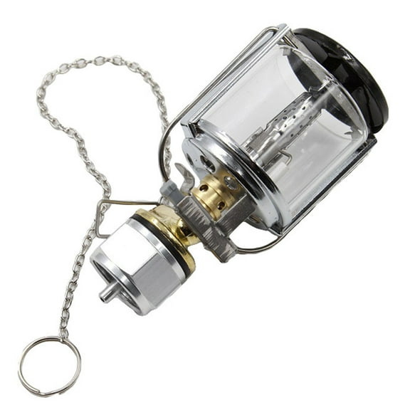 FONDOTIN 1Set Propane Lantern Camping Light Portable Gas Powered Lamp for Outdoor Illumination