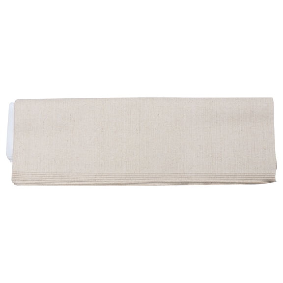 FONDOTIN 10 Sheets Canvas Fabric for Painting with Rectangular Shape