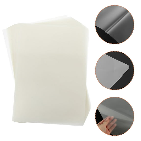 FONDOTIN 100 Pcs Self Laminating Card Protectors Waterproof Film Material Anti Scratch for ID Cards Individuals