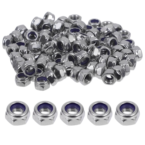 FONDOTIN 100Pcs 304 Stainless Steel Hexagon Nuts Replacement Nuts For Electronic Products And Fasteners