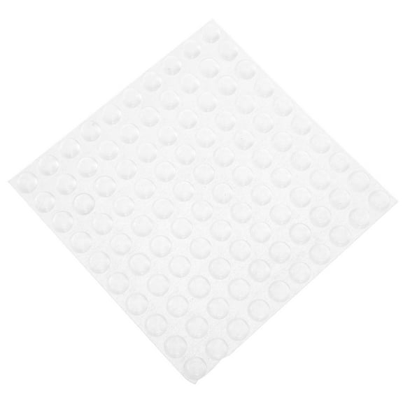 FONDOTIN 100Pcs Bump Dots for Blind Small Clear Anti-Collision Pads