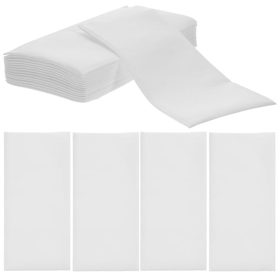FONDOTIN Disposable Hand Towels White Wood Pulp Home Use Smooth Surface