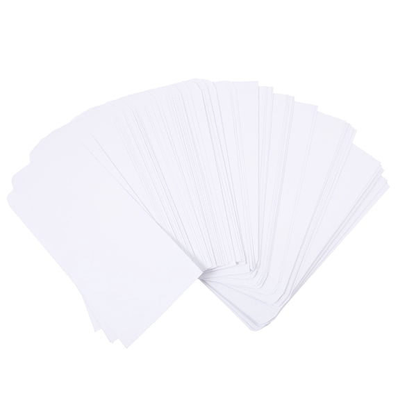 FONDOTIN 100Pcs White Paper Cash Envelopes Strong Tear Resistant for Receipts and Business Use