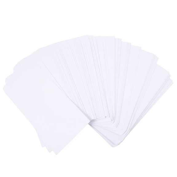 FONDOTIN 100Pcs White Paper Cash Envelopes Strong Tear Resistant for Receipts and Business Use
