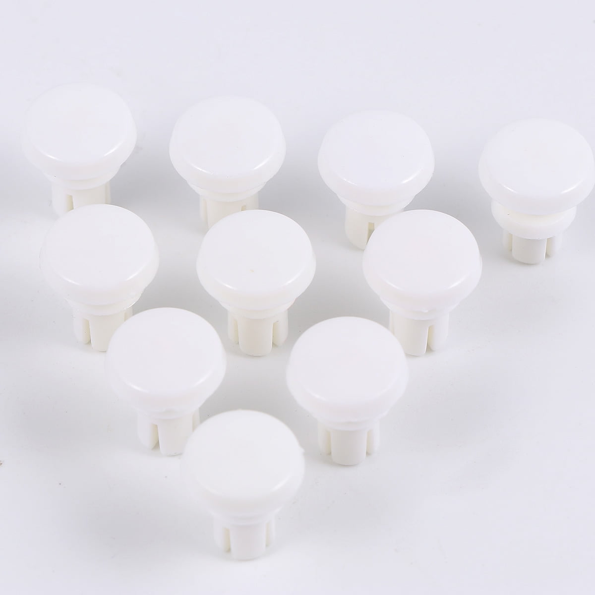 FONDOTIN 100Set White Nylon Rivet Nut for Computer PCB Mother Board ...