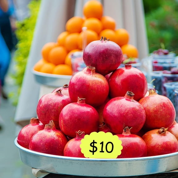 FONDOTIN Retail Labels Yellow Paper 100Pcs Round Corners