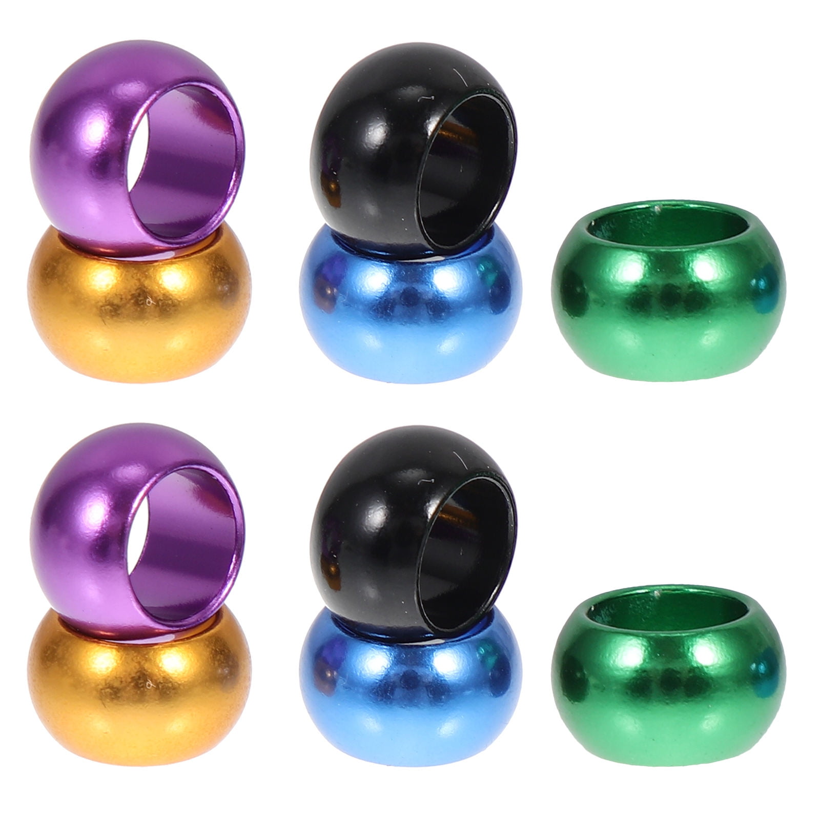 FONDOTIN 10Pcs Aluminum Bird Leg Rings Assorted Colors for Poultry ...