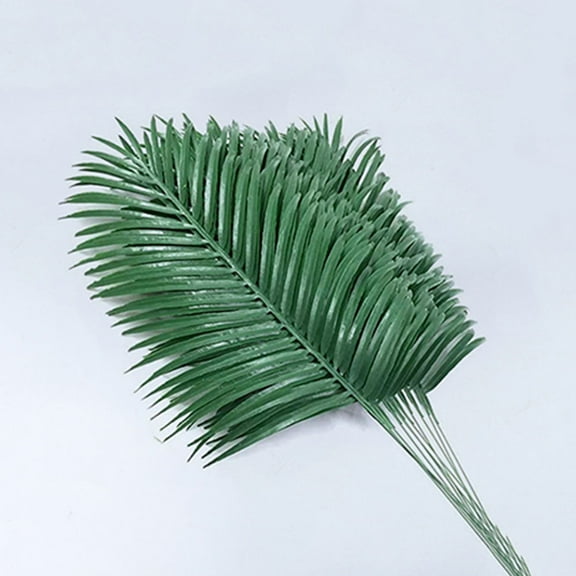 FONDOTIN 10Pcs Decorative Artificial Palm Leaves for Bedroom and Office Natural Look Decor