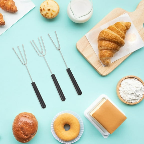 FONDOTIN Candy Dipping Tool Stainless Steel 10Pcs .1In