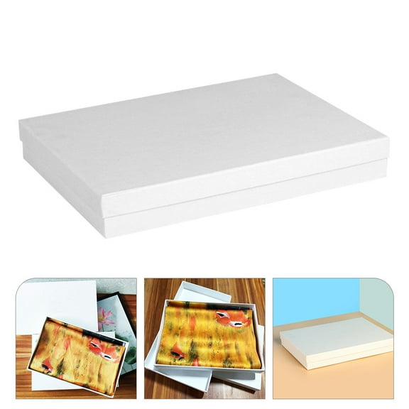 FONDOTIN 10pcs Coat Box for Storage White Paper Box for Mothers Day Fathers Day