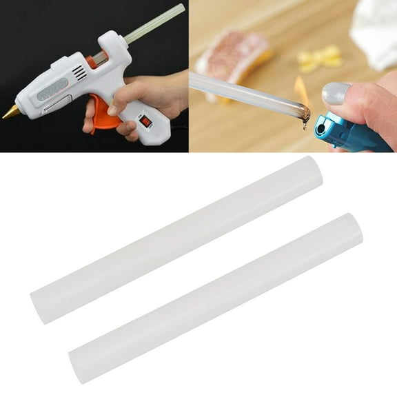 FONDOTIN 10PCS Hot Melt Adhesive Glue Stick Transparent Strong Adhesive for Gluing Projects