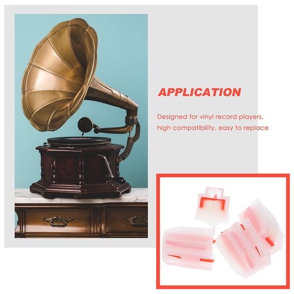 FONDOTIN 10Pcs Replacement Record Player Needles Multi Sleek Design for