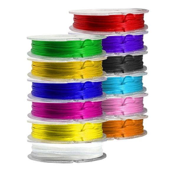 FONDOTIN 12 Rolls Necklace Rope Cord Assorted Color For Diy Enthusiasts And Party Decoration